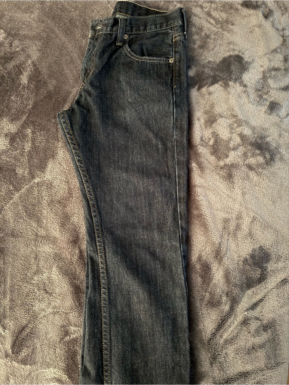 Levi's Men's Black/Dark Indigo Bootcut Jeans